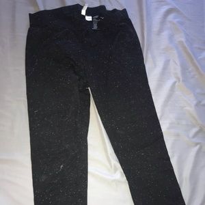 H&M Leggings with paint splatter design